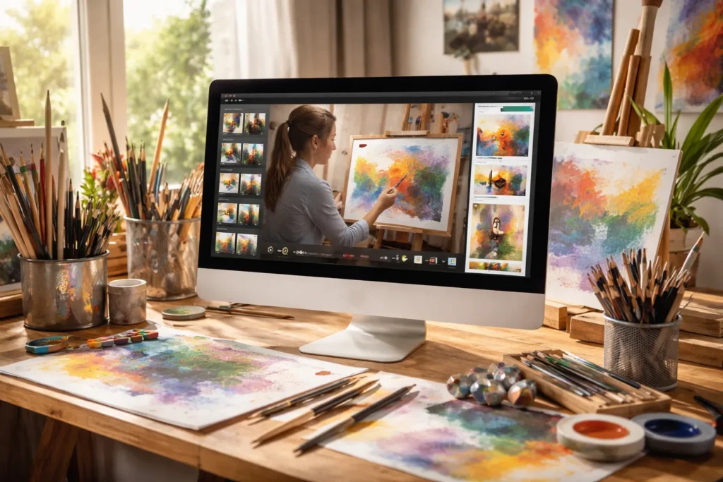 Why Your Art Education Platform Should Feel Like a Studio