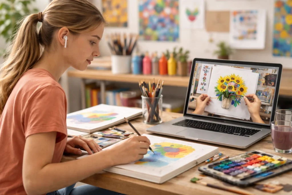 Learning Without the Baggage of Past Art Class Trauma